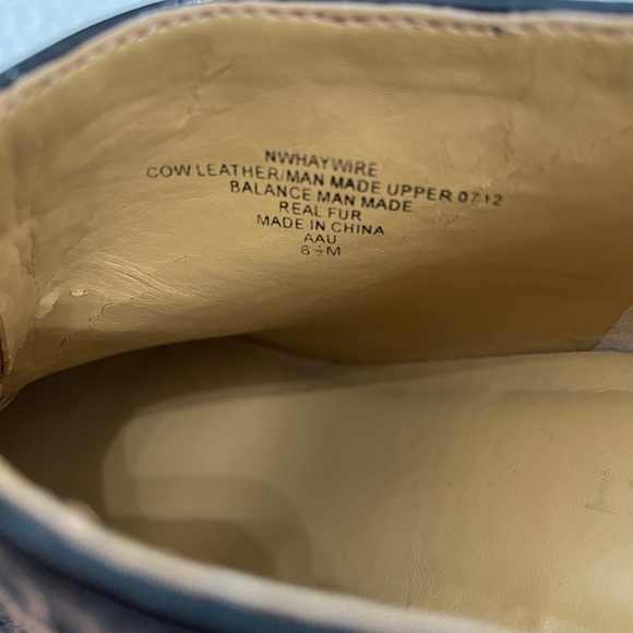 Nine West Leopard print booties, size6.5 - Picture 6 of 8